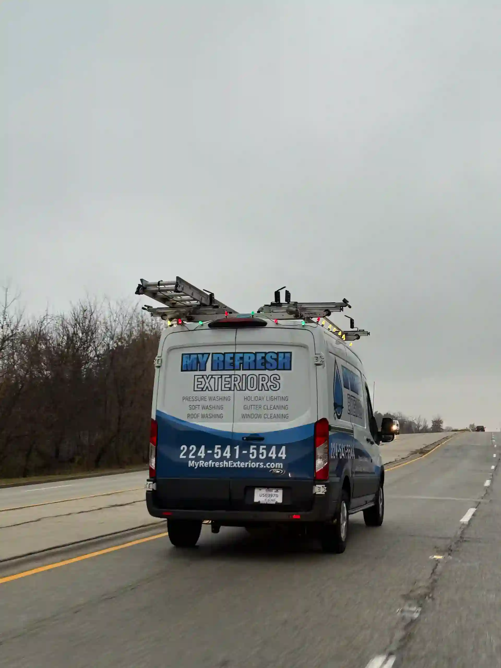 My Refresh Exteriors truck in Palatine Illinois